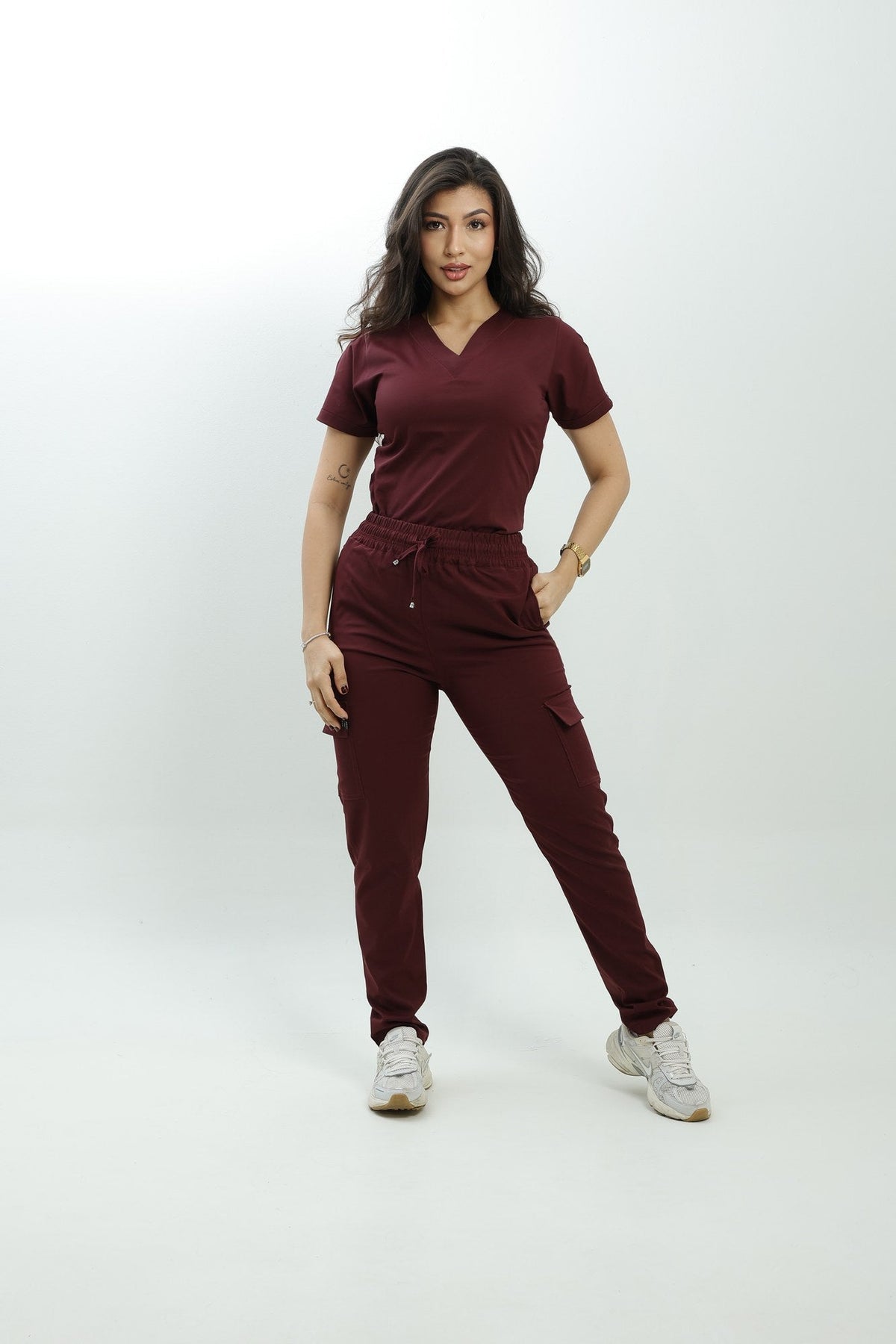 Uniforme Dafne Vinotinto - Riobo Med