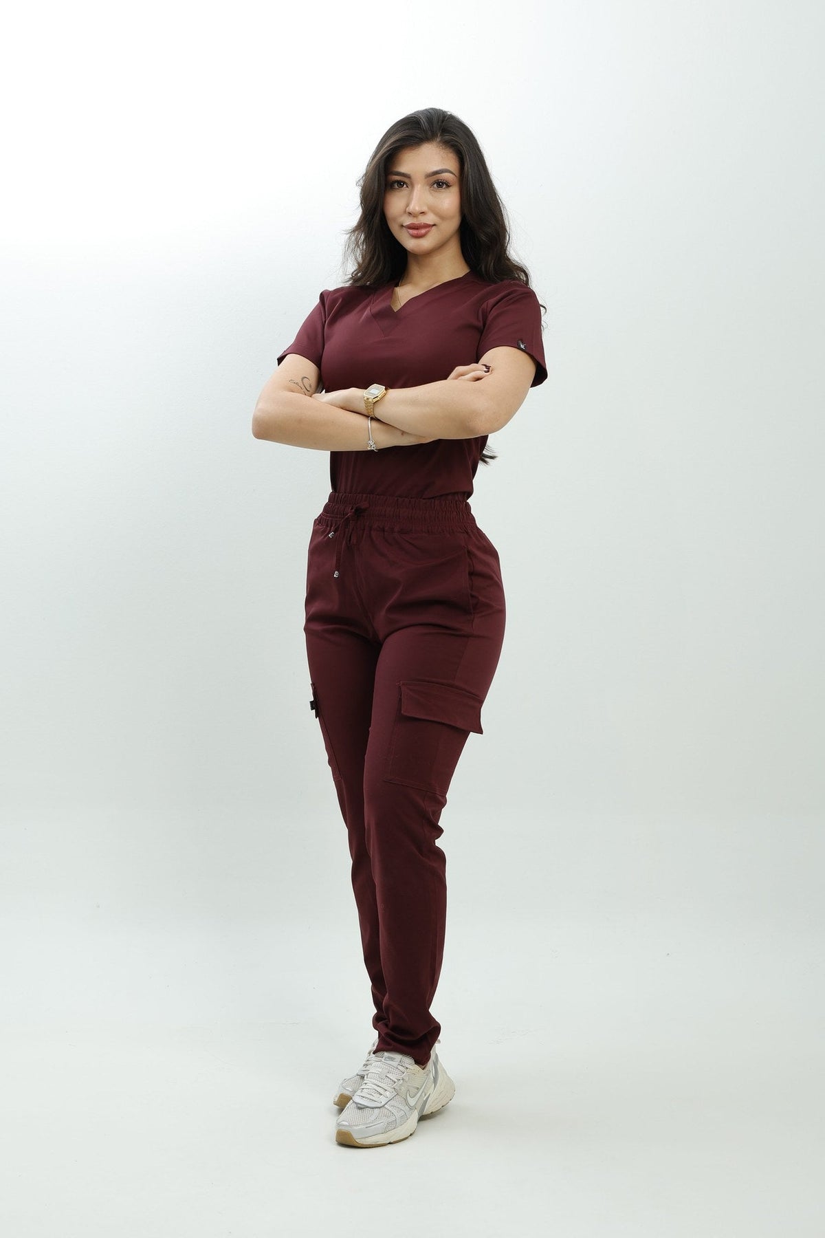 Uniforme Dafne Vinotinto - Riobo Med