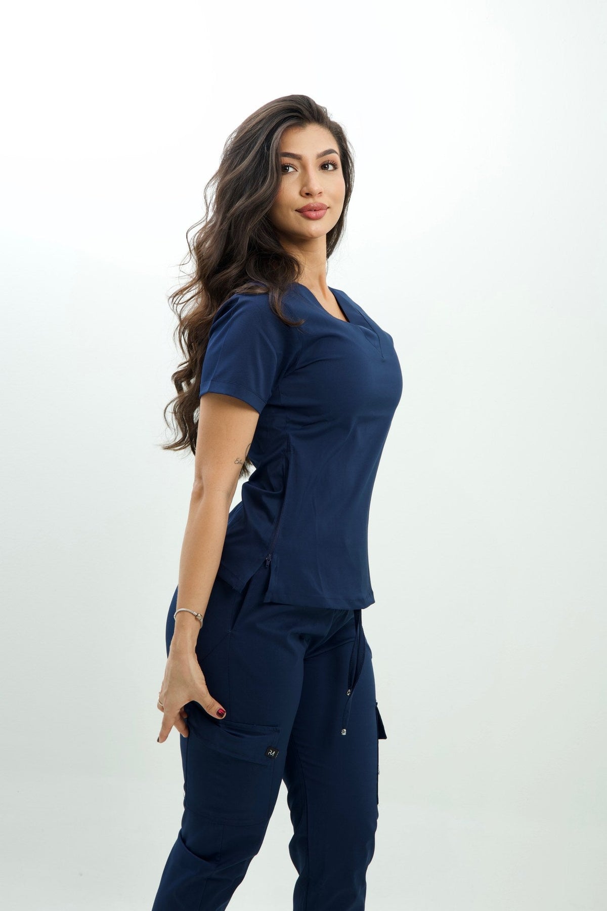 Uniforme Dafne Azul Oscuro - Riobo Med
