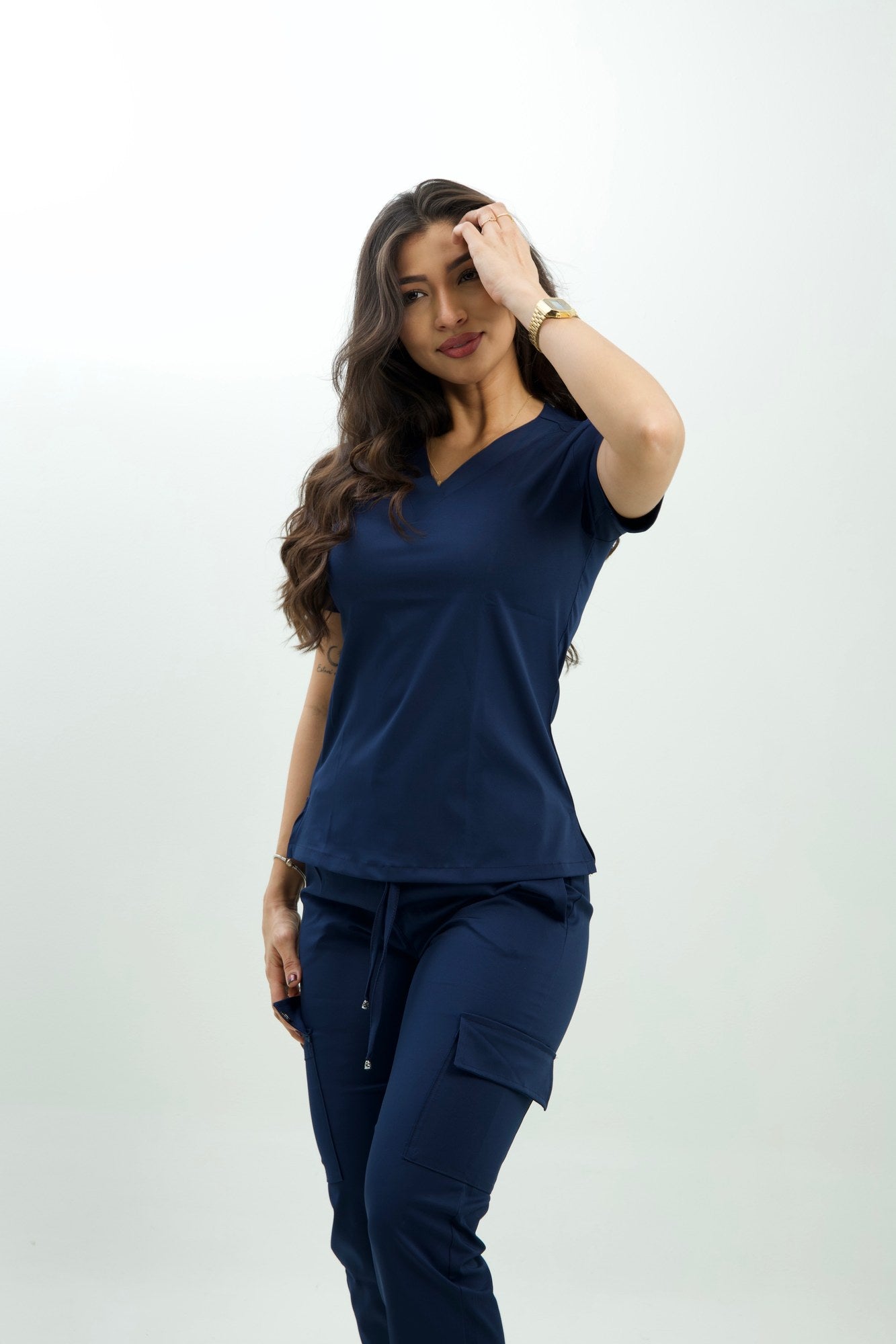 Dafne Azul Oscuro · Frente