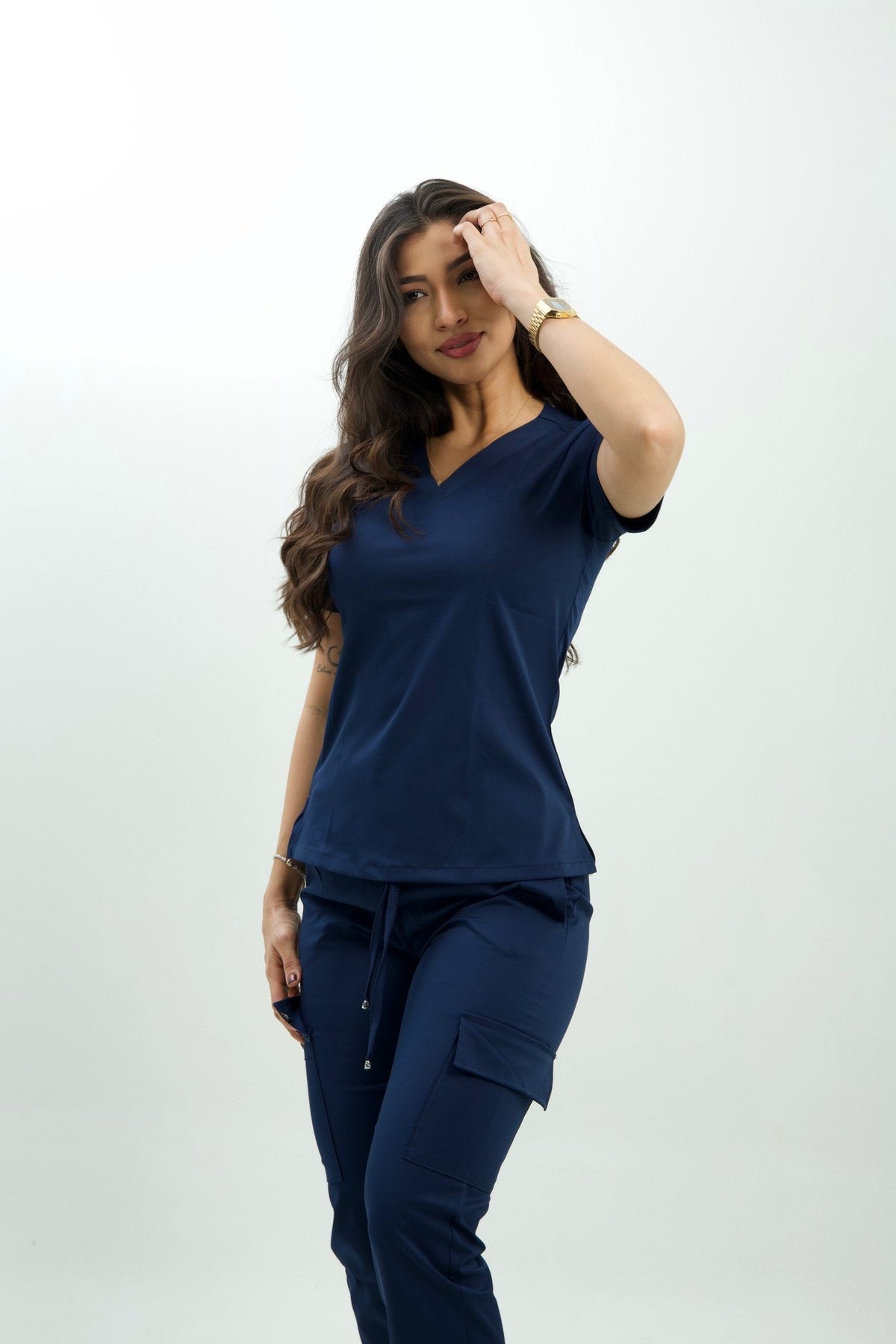 Uniforme Dafne Azul Oscuro - Riobo Med