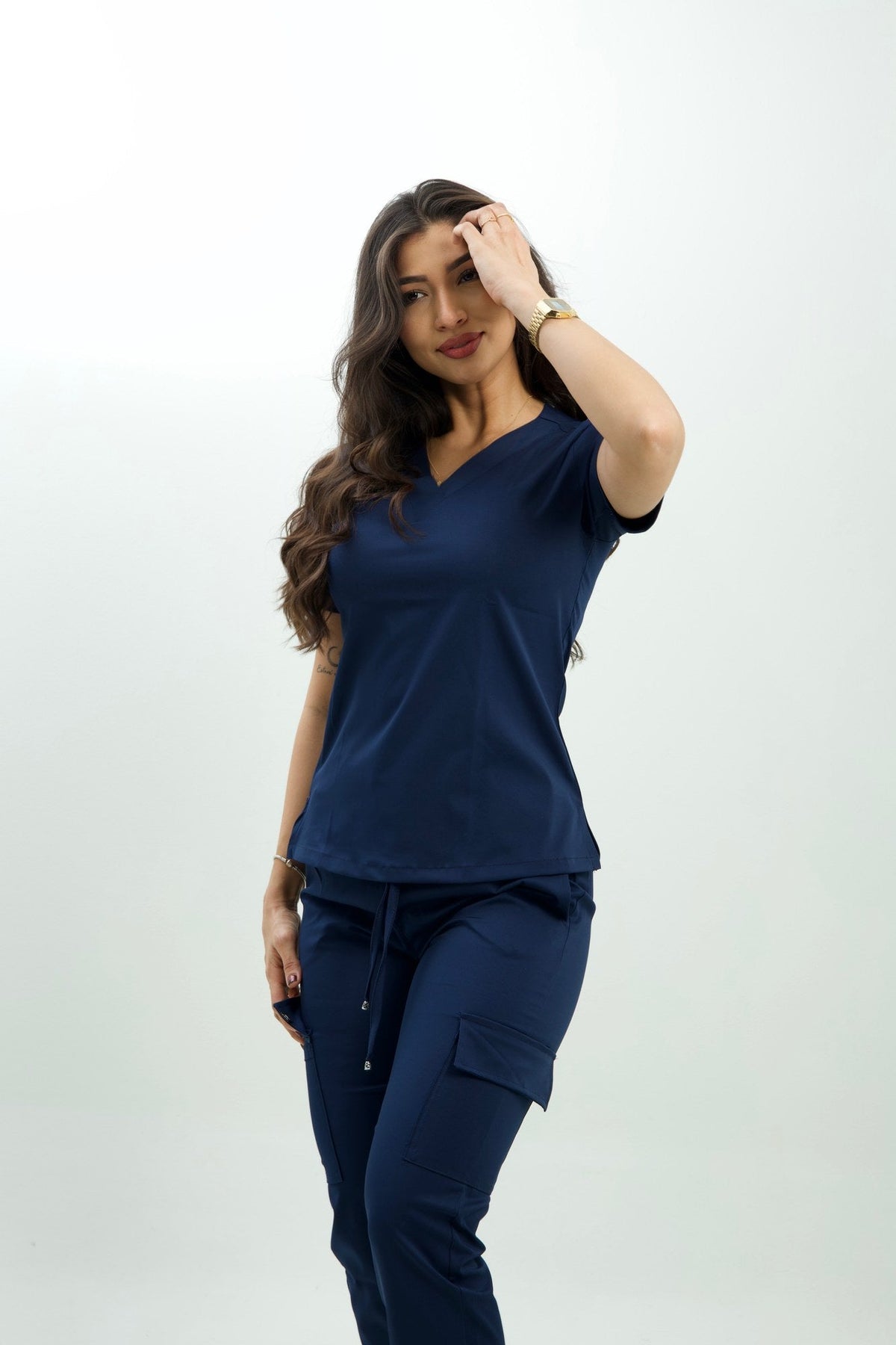 Uniforme Dafne Azul Oscuro - Riobo Med