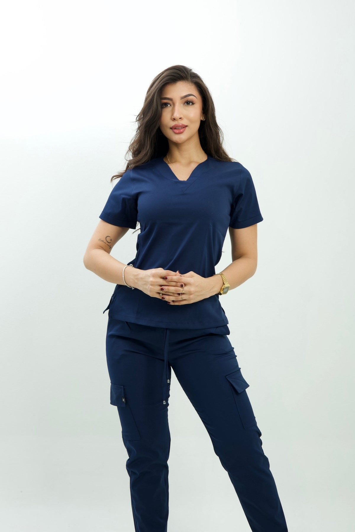Uniforme Dafne Azul Oscuro - Riobo Med